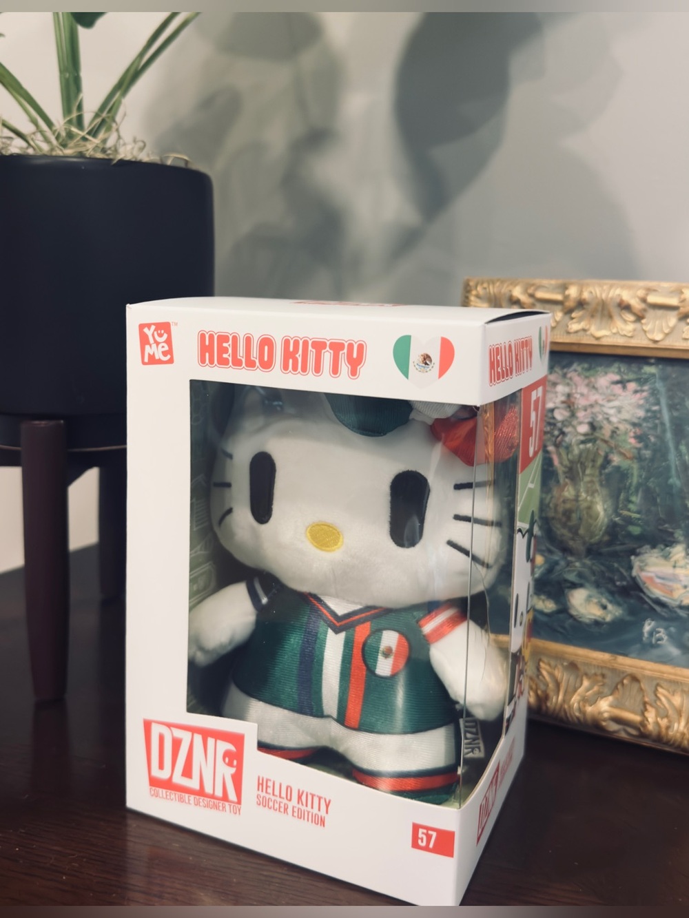 Sanrio Hello Kitty 2026 Mexico DZNR Soccer ⚽️ Edition Boxed Collectible Plush
